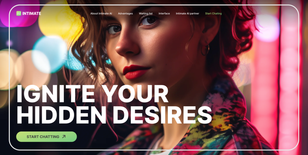 Intimate.AI interface screenshot