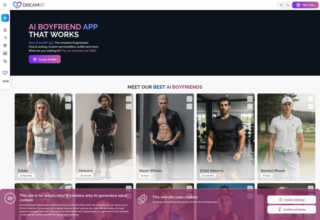 DreamBF.ai interface screenshot