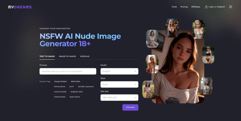 mydreams studio - nsfw ai image generator